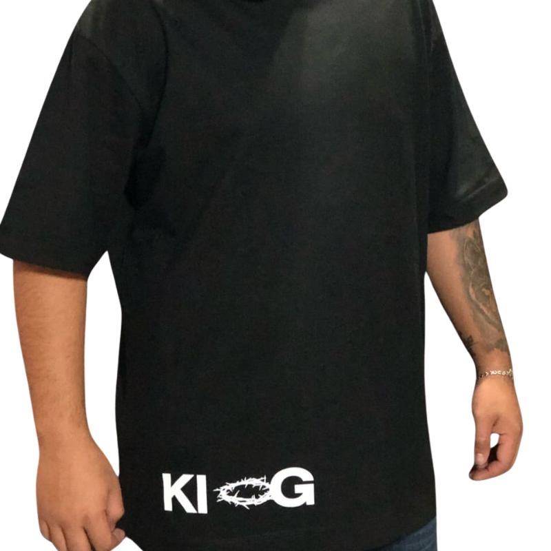 Remera Oversize "Jesús King"