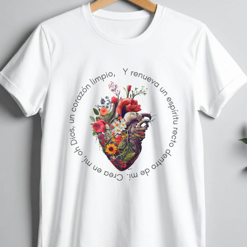 Remera "Corazón Limpio"